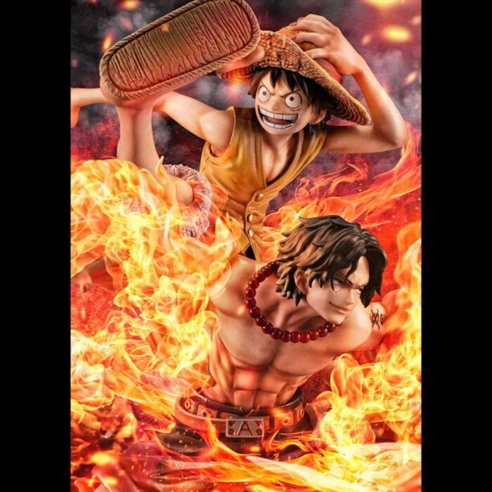 One Piece - Figurine Luffy & Ace "Bond between brothers" - P.O.P – Image 1